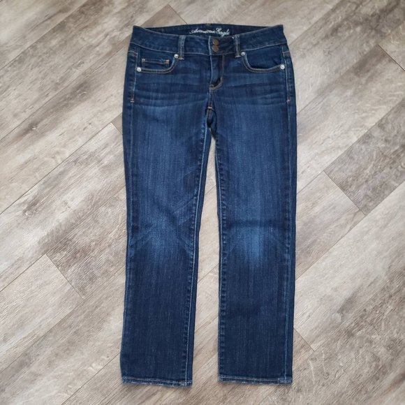American Eagle Artist Crop Jeans 2 - Picture 1 of 9